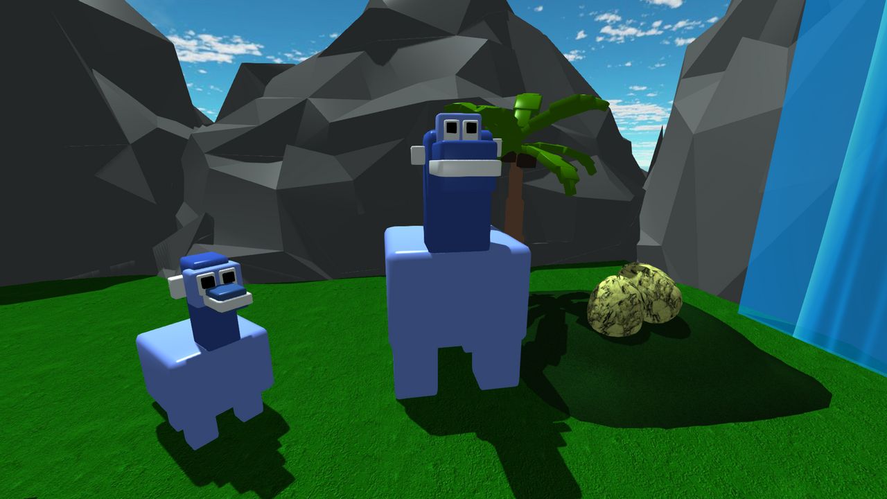 Land of the cubical dinos 🦖