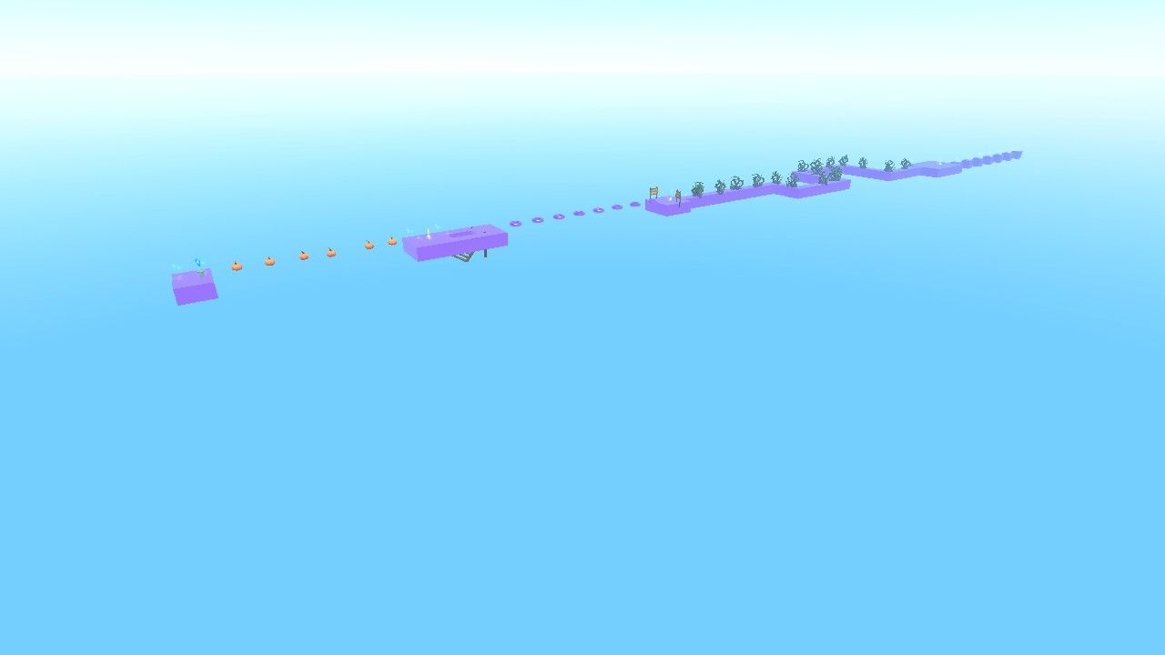 Purple, easy hard obby