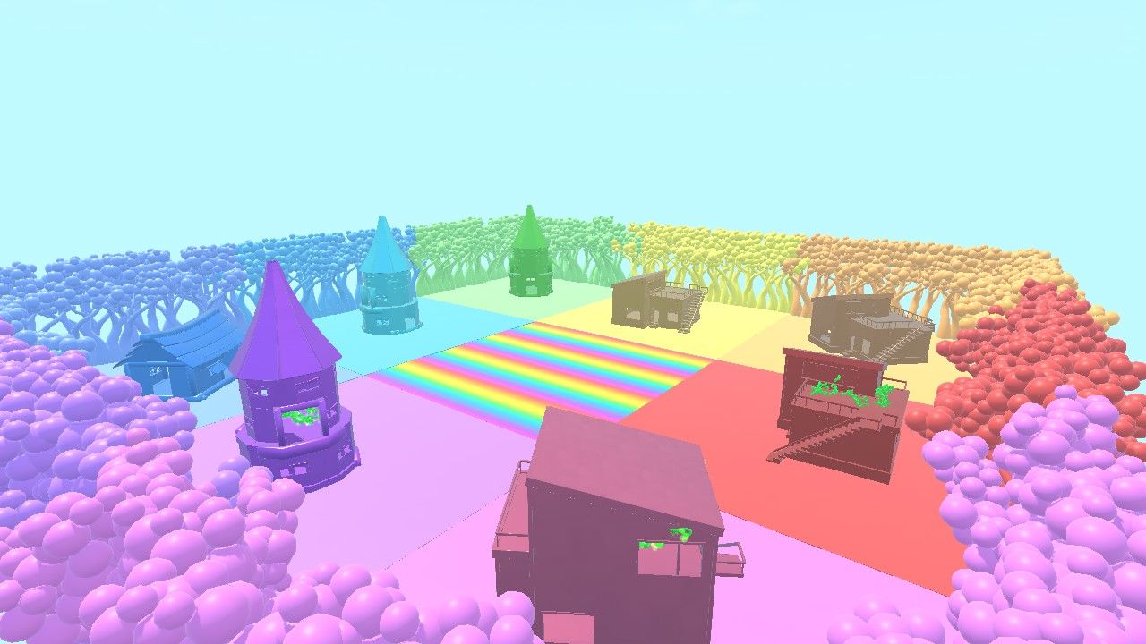 rainbow city HiberWorld Play, Create, Share.