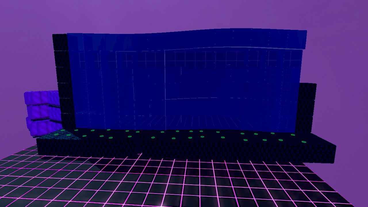 neon World stuck in a computer