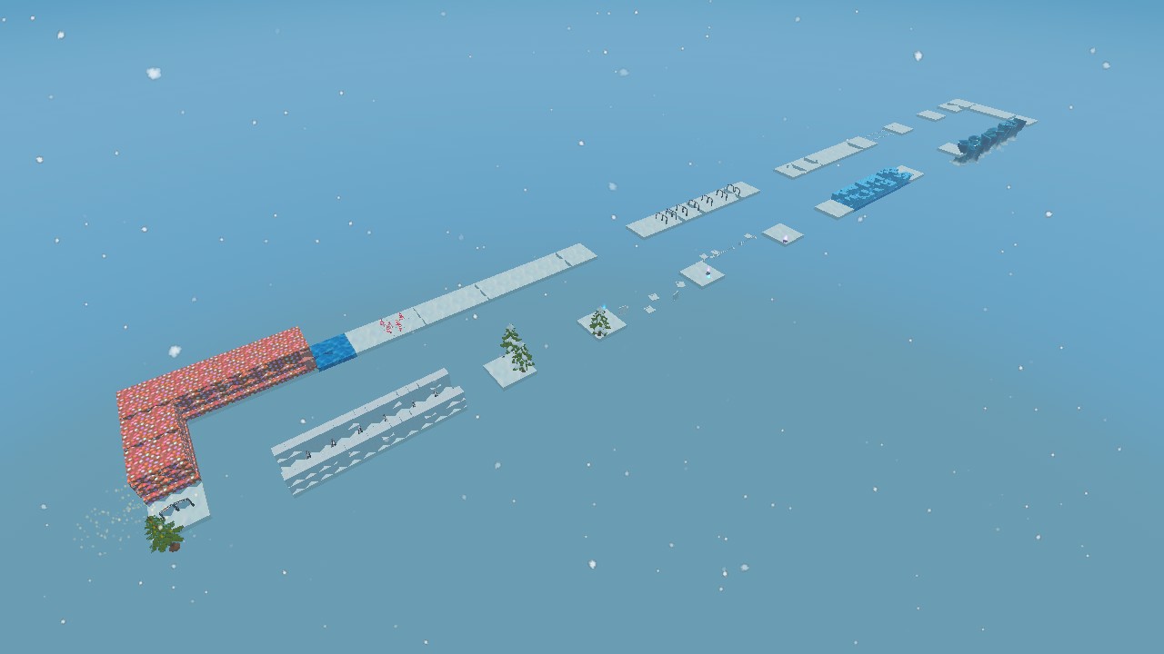 Christmas Teamwork Parkour