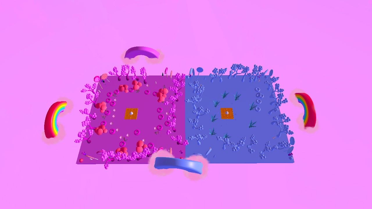 boys and girls candy rainbow fun hangout HiberWorld Play, Create and