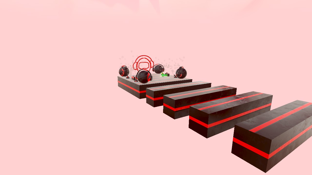 Hard Red Neon Big Obby - HiberWorld: Play, Create, Share.