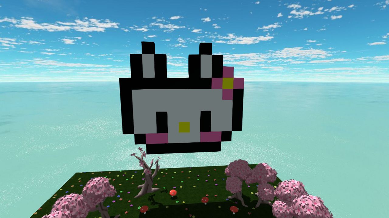  Hello kitty pixel art PX22