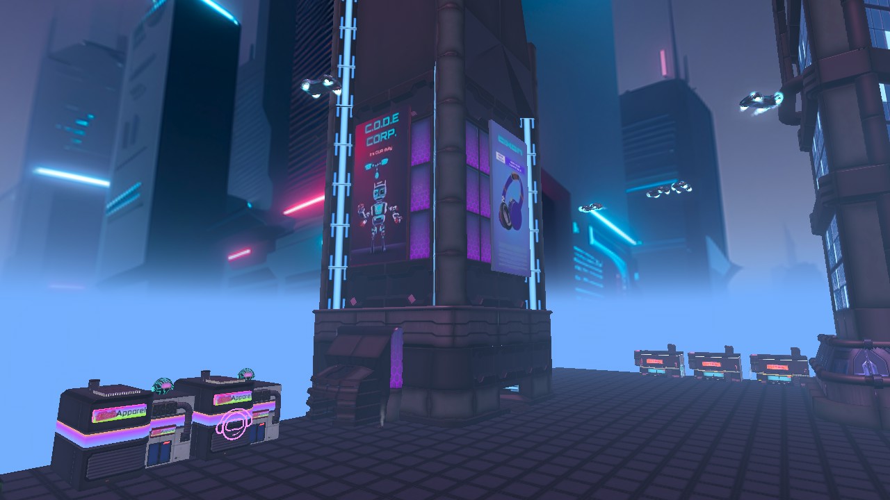 Hiber punk city - HiberWorld: Play, Create, Share.
