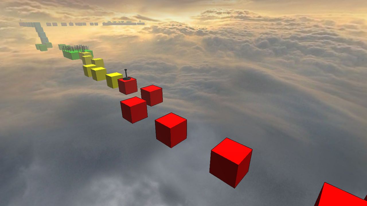 The short Rainbow Obby 