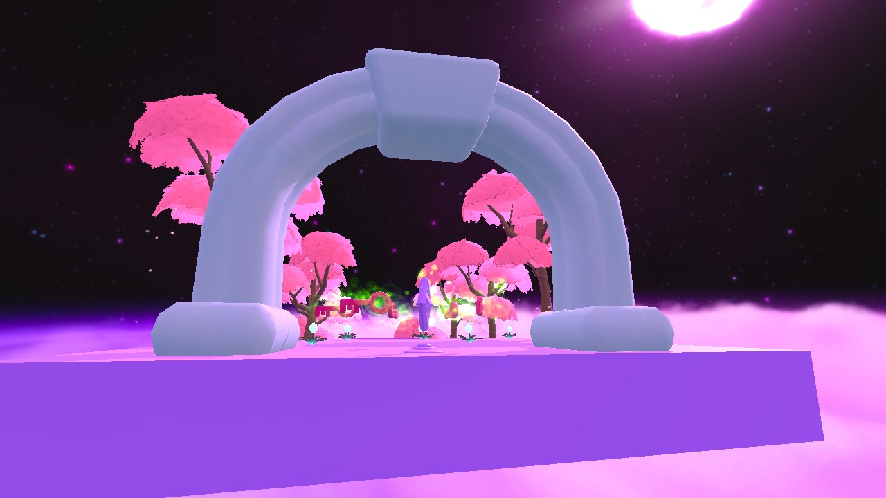 Easy purple and pink Obby