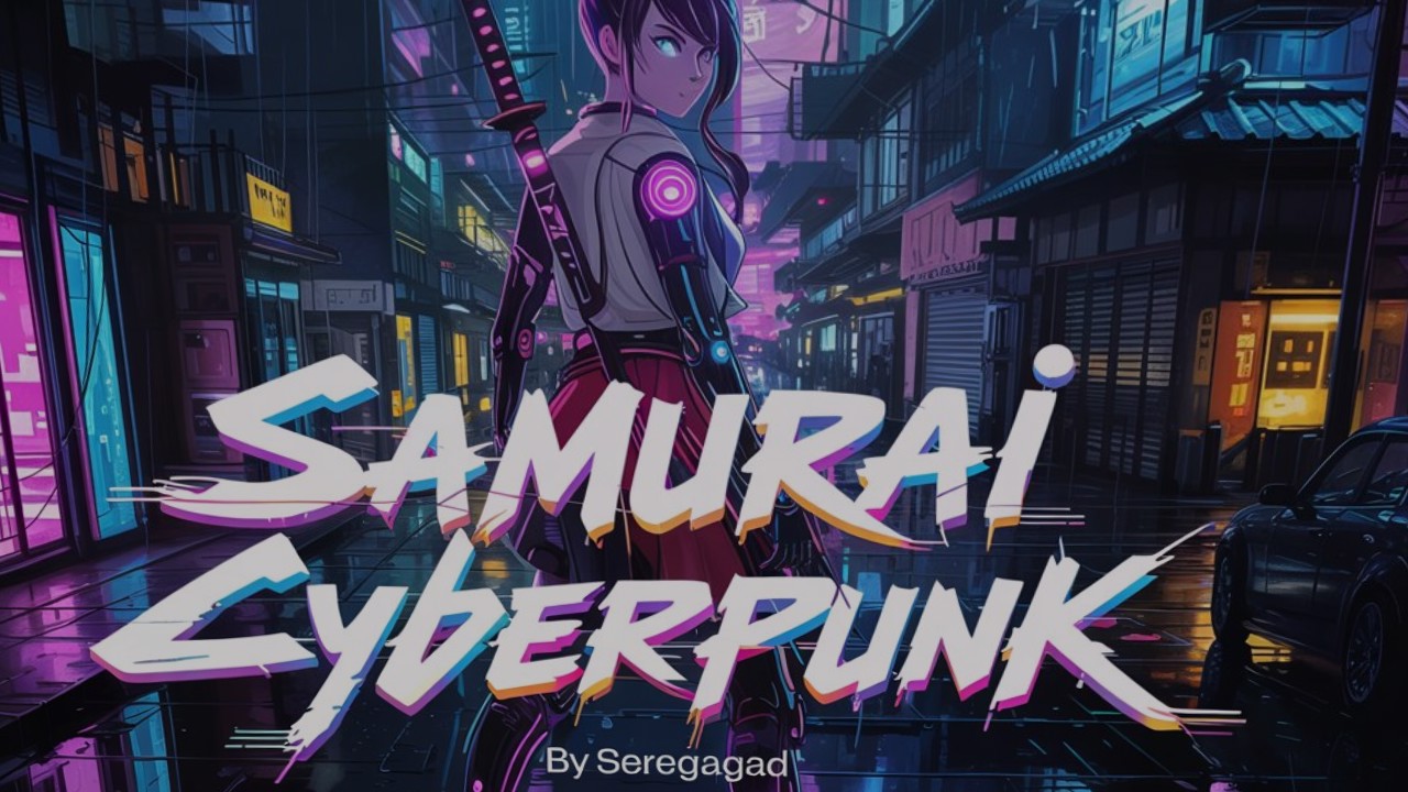 Samurai Cyberpunk Girl