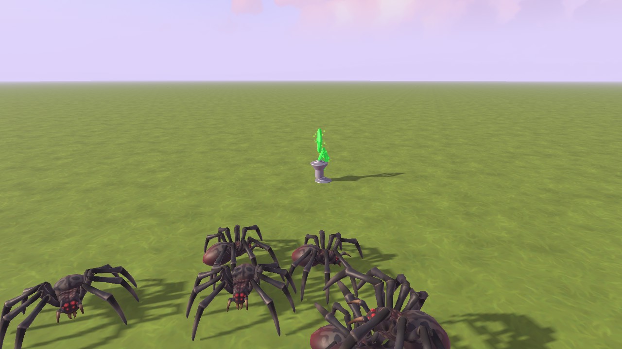 A world with spiders 🕷