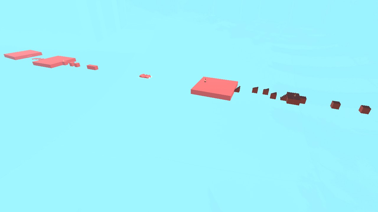 Short red obby - HiberWorld: Play, Create, Share.