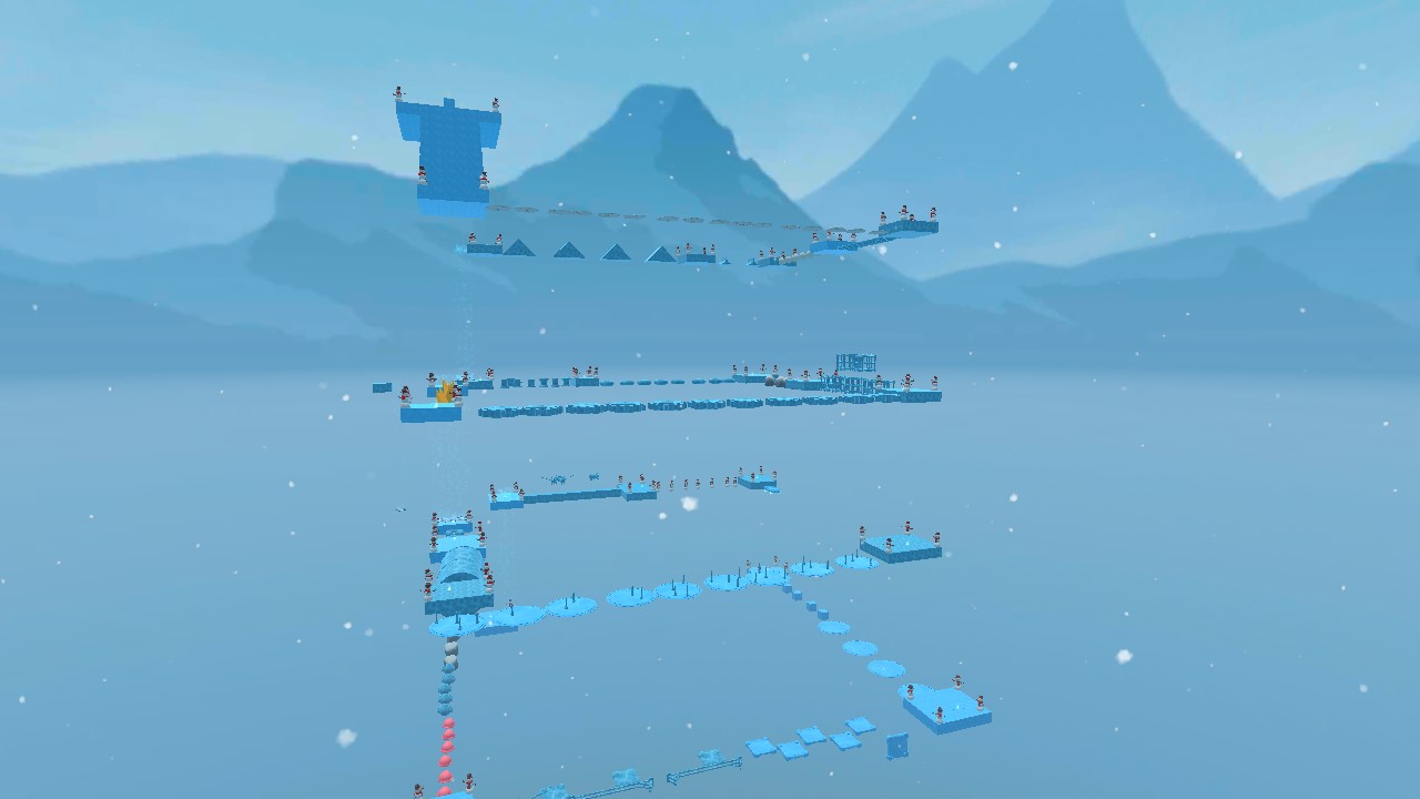 Ice obby (medium level)