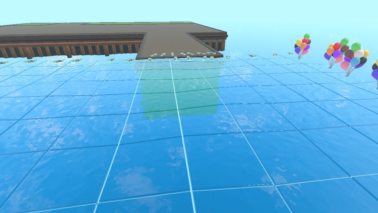 Hoverboard water race!!