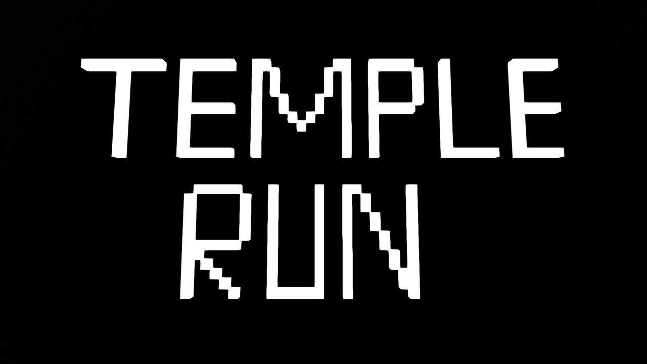 View Temple Run Logo Black And White Gif