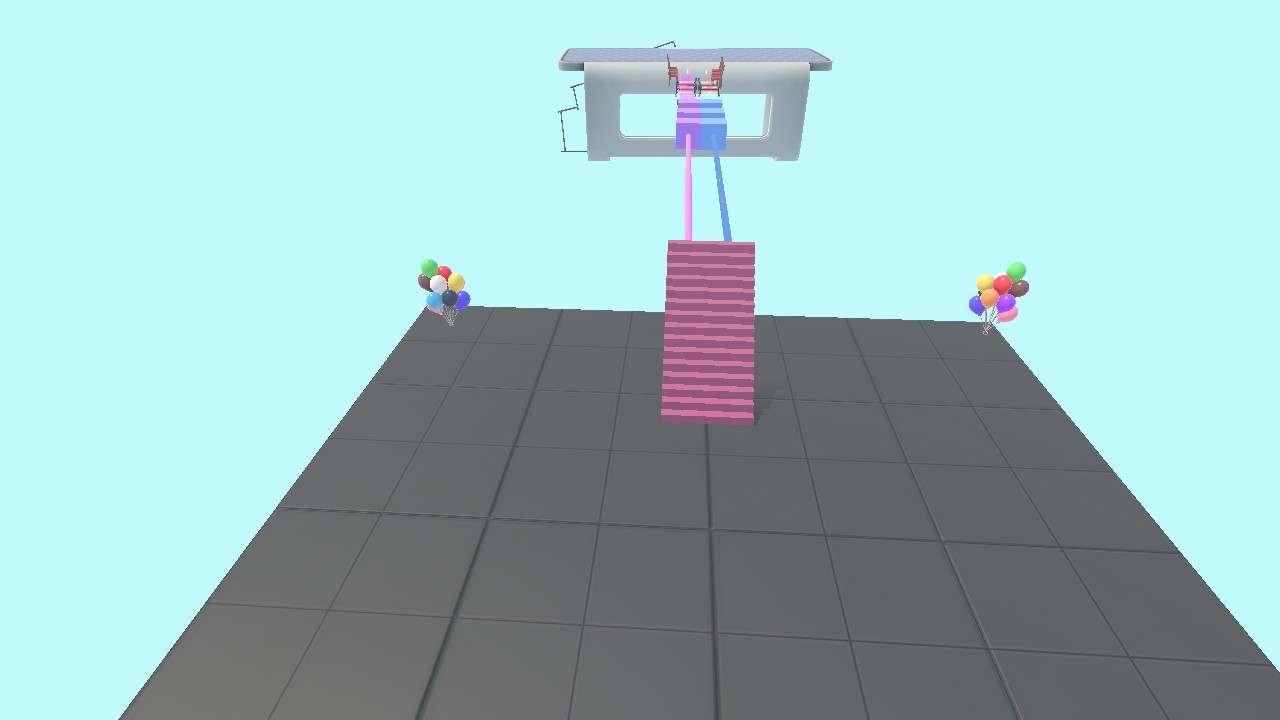 Pink Vs Blue Obby Race