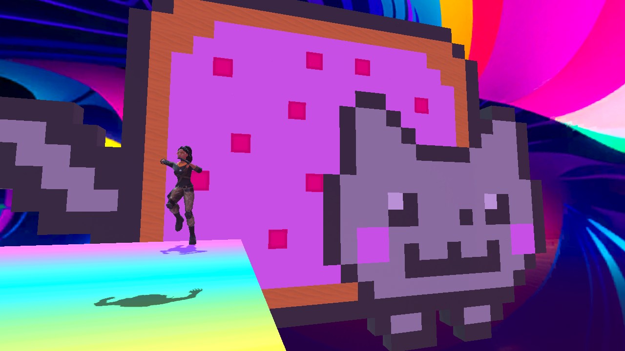 Rainbow obby! - Nyan cat
