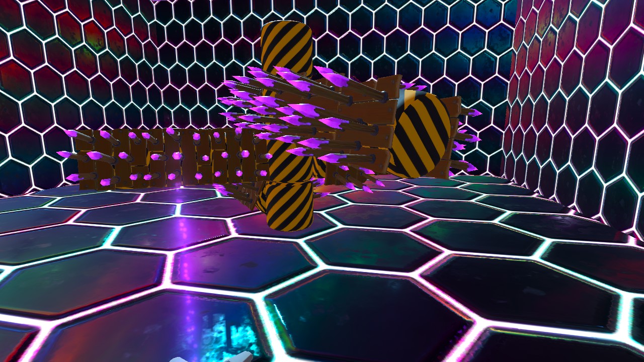 Don't die! Avoid touching the spikes.