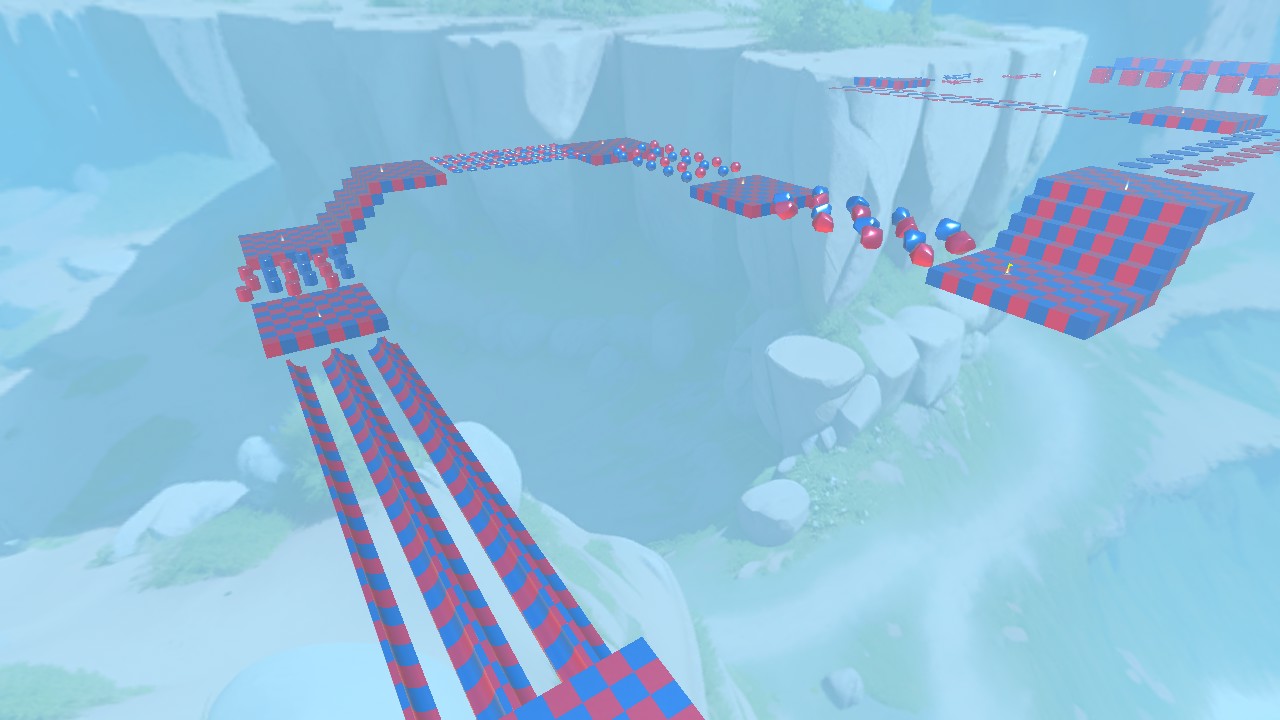Blue and Red Obby - HiberWorld: Play, Create, Share.