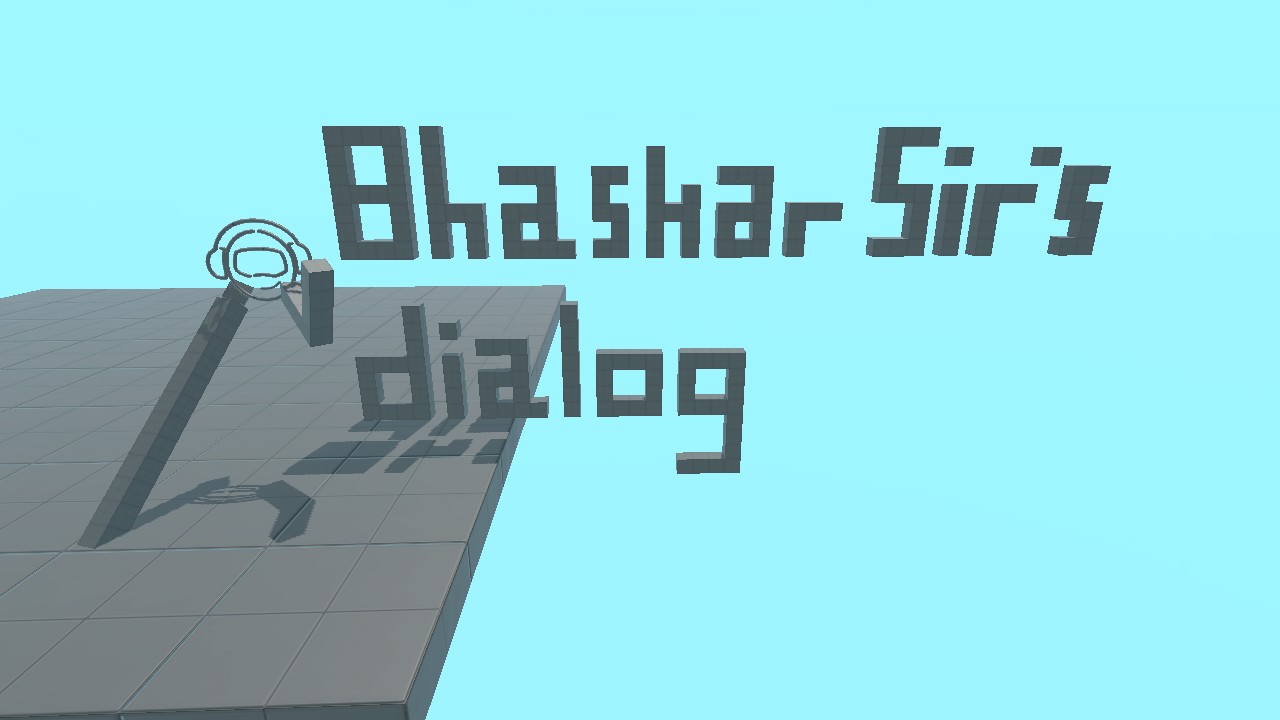 Bhaskar Sir's dialog