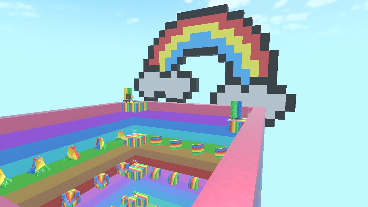 🌈Mega Rainbow Tower Obby©- 500 Plays Special 🌈