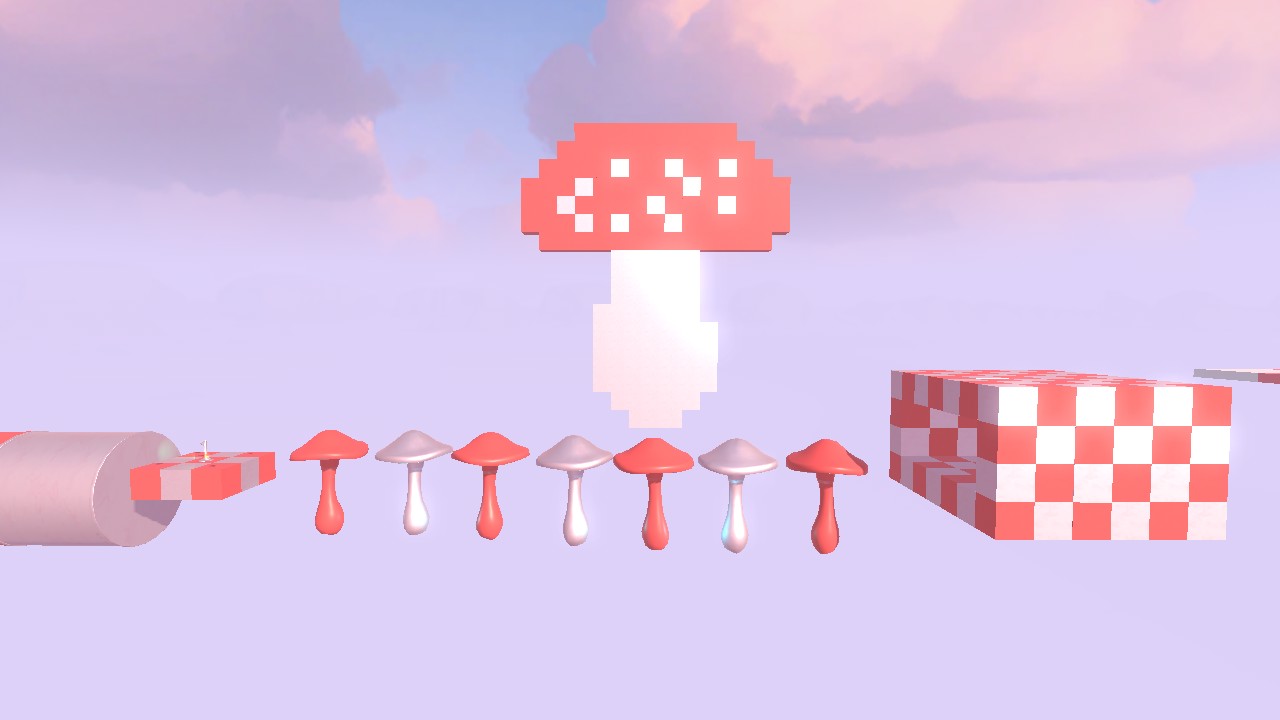 Mushroom Obby! ( short and easy)