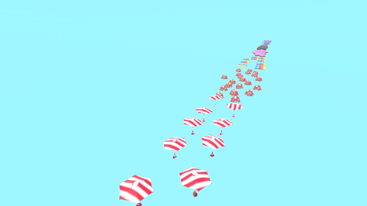 No checkpoint candy obby medium level!!!👍