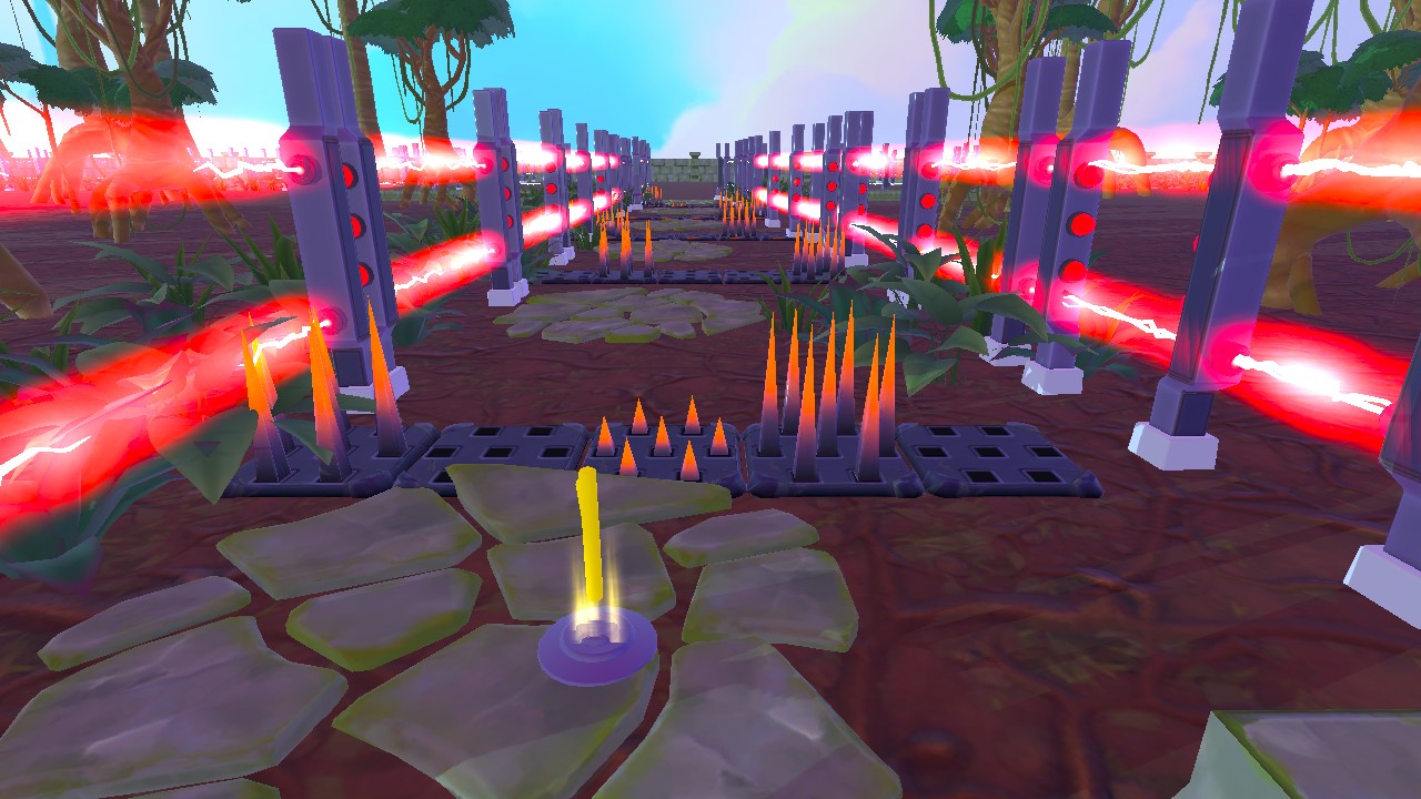 Parkour For Followers In Jungle Temple Construction Area