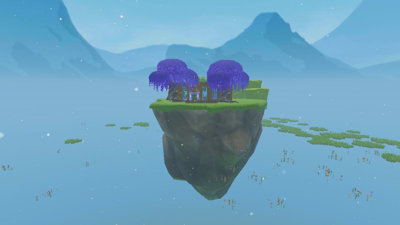 House on flying island
