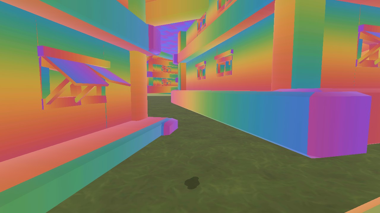 Biggest rainbow city hide and seek!