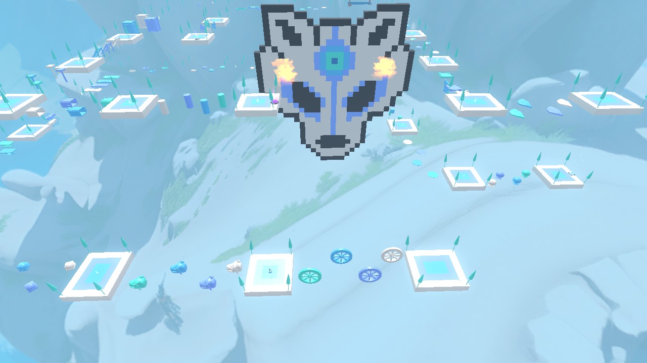 Mega Wolf Parkour! 🤍💙