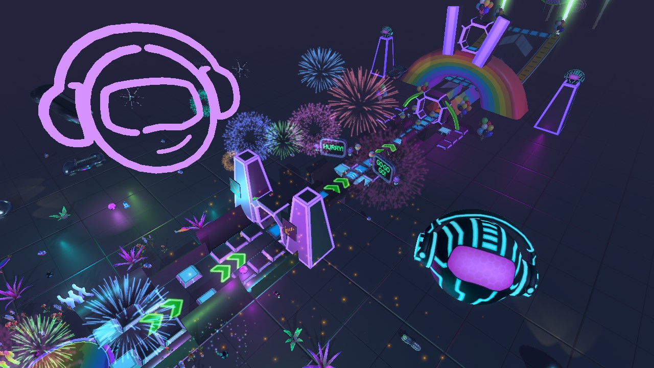 🎢Neon ramp run-up🎢