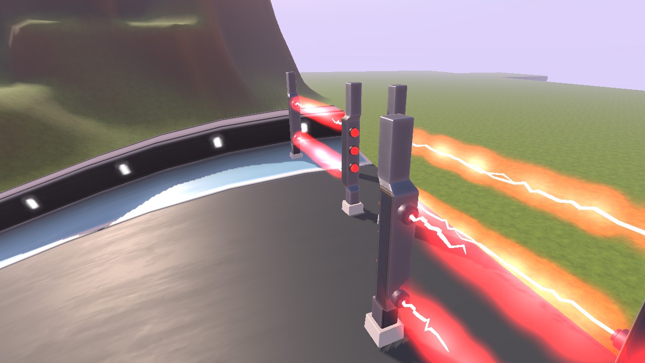 Red runway racers - HiberWorld: Play, Create, Share.