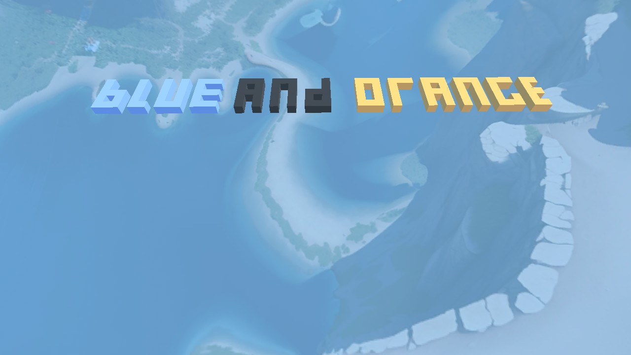 Blue and orange Obby!