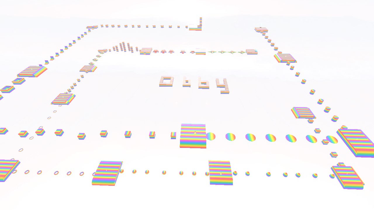 First person rainbow Obby 160 followers Special