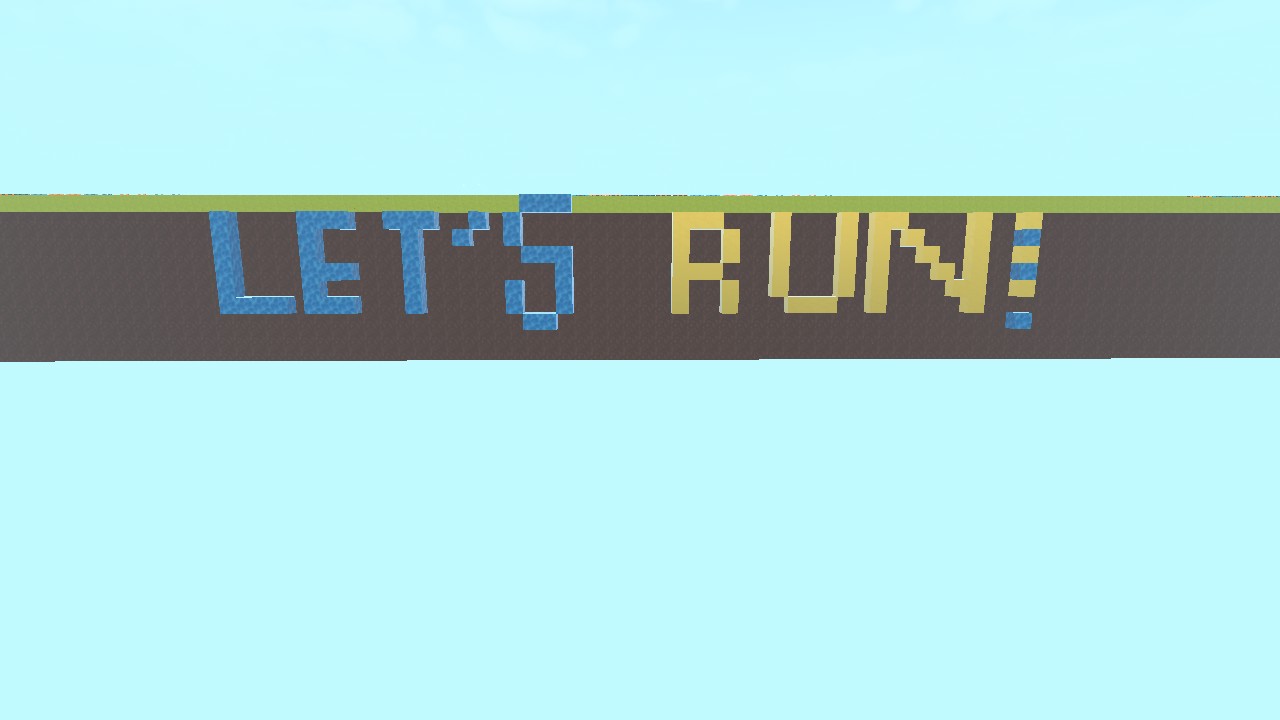 Let’s go running around