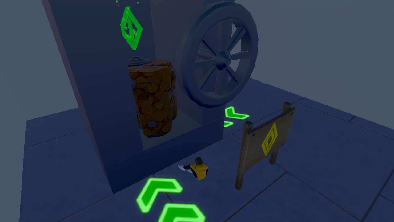 Mysterious Game-Collecting Money From Bank