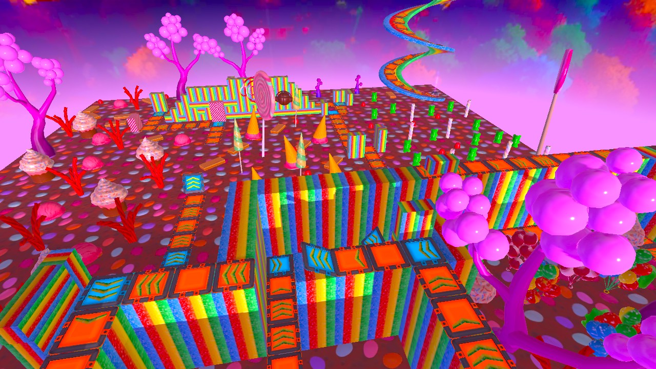 Rainbow candy rollercoaster 🎢🍬🍫🍭