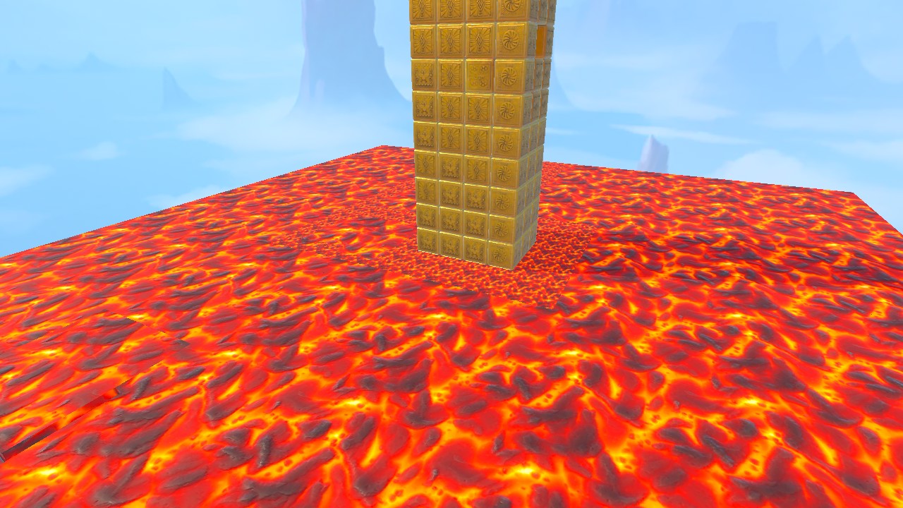 golden lava