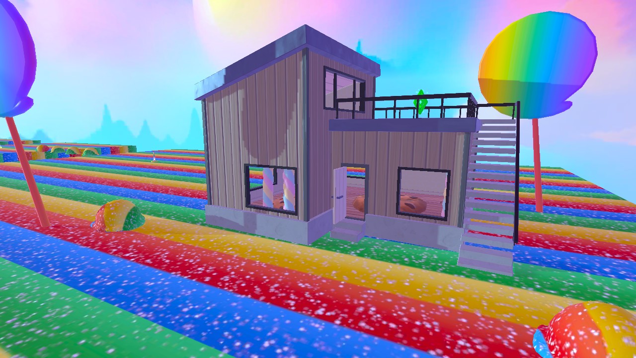 hard and fun Rainbow obby