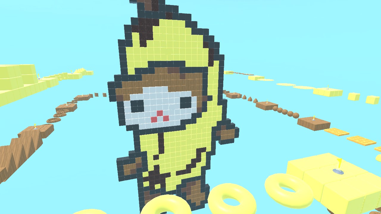 banana cat meme Obby