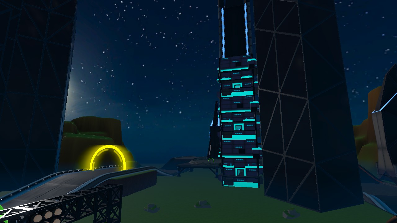 Racing American Race Track - HiberWorld: Play, Create, Share.