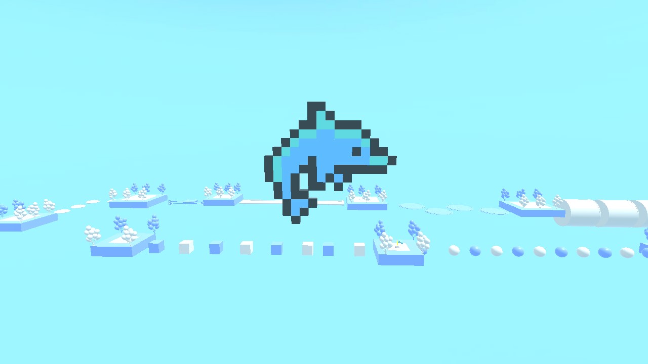 🐬✨🌸Cute aesthetic dolphin obby🌸✨🐬