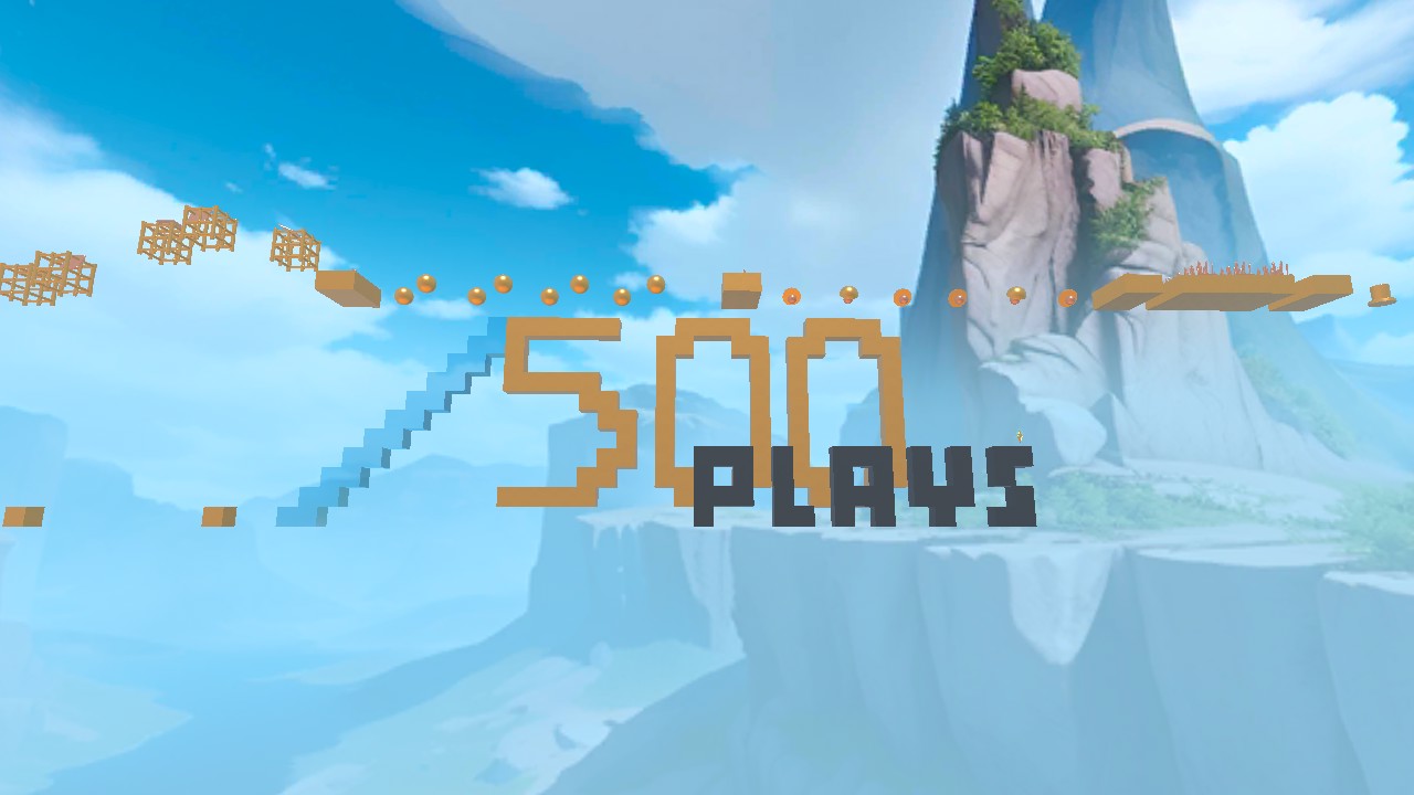 mega golden 500 plays obby! 🌟💗🫶