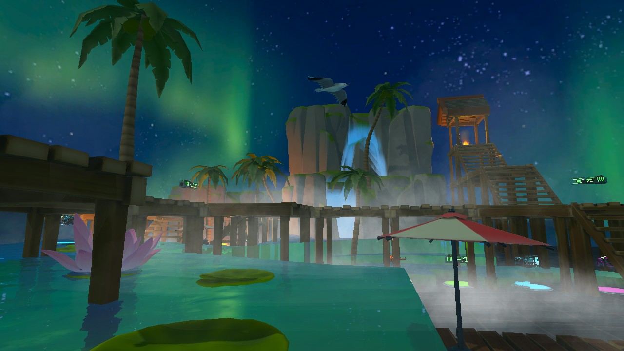tropical beach shooter