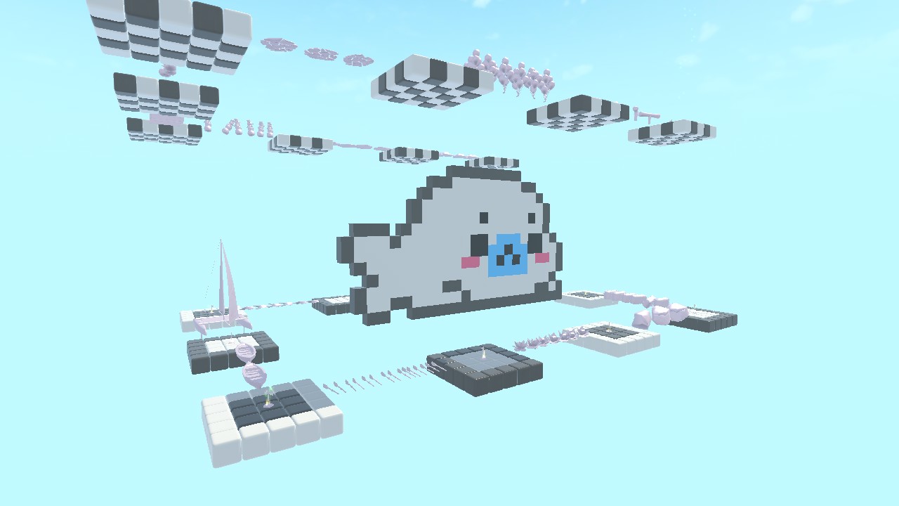 🩶✨🤍🦭cute seal Obby 🦭🤍✨🩶