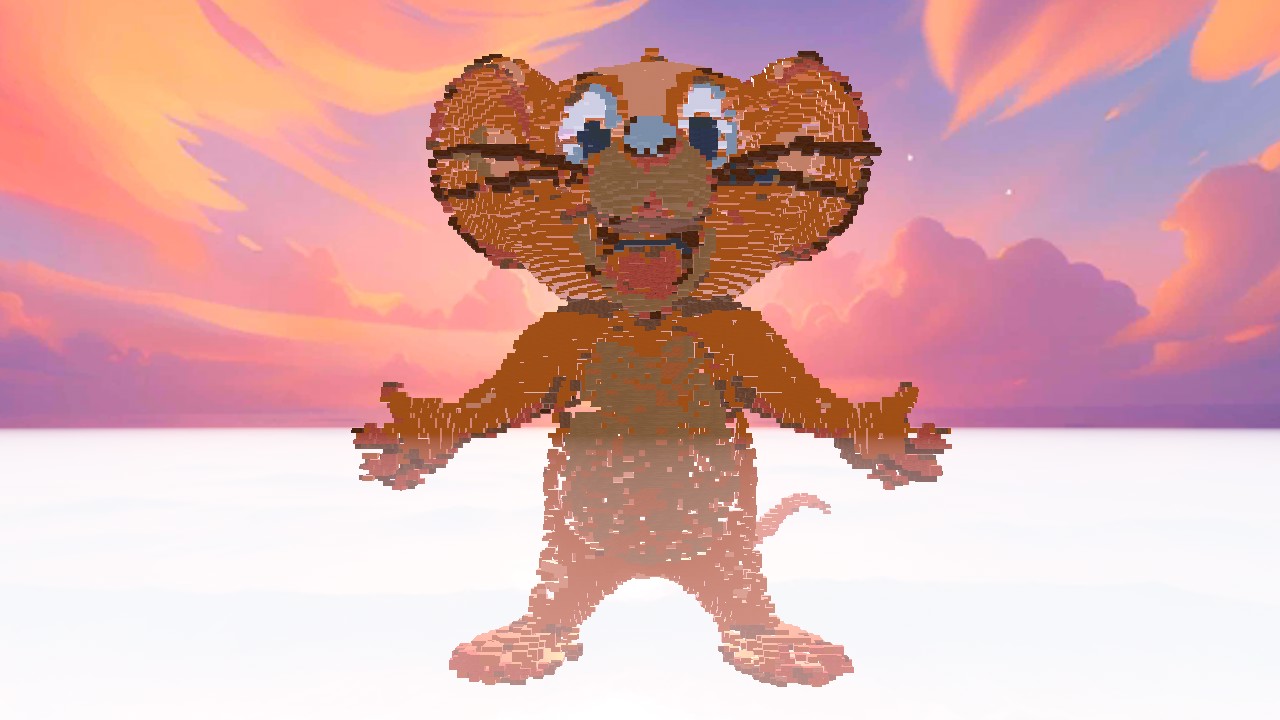 *FIX* Jerry 3D Pixel art [MY CHILDHOOD]