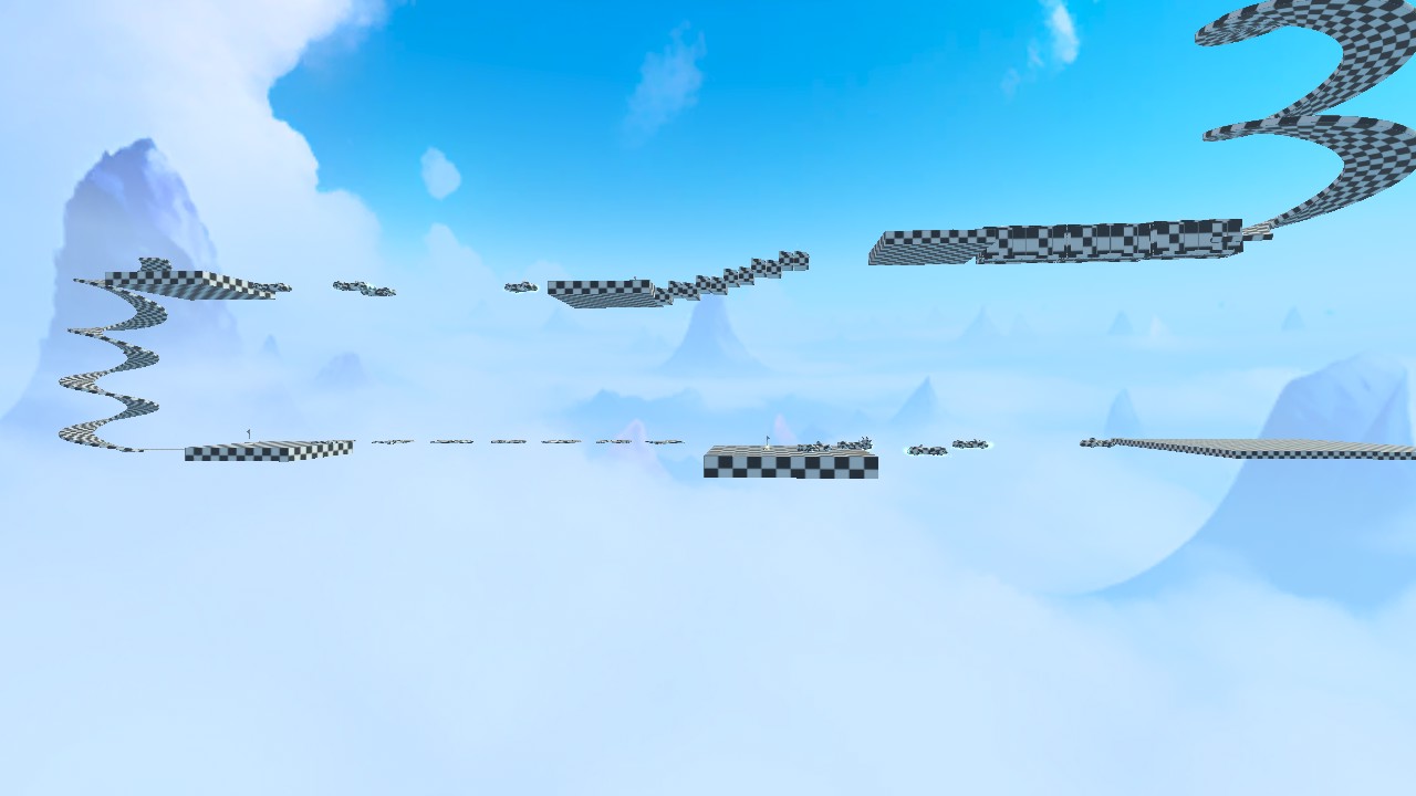 BLACK/WHITE CHEKKER OBBY