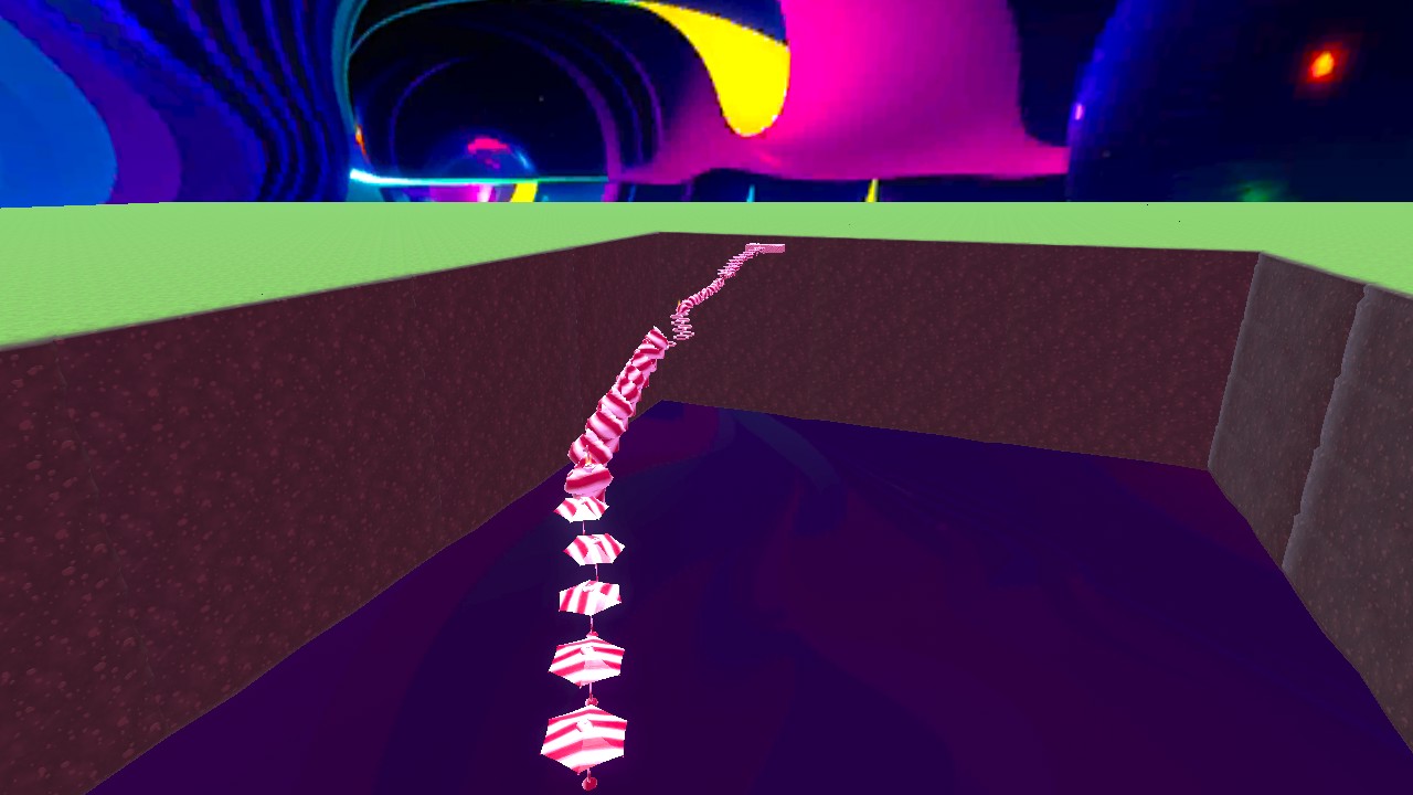 Red and white mint obby🍬 - HiberWorld: Play, Create, Share.