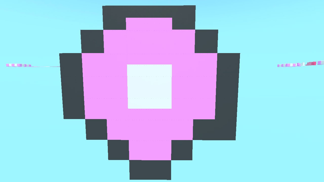Pink and white flower obby.
