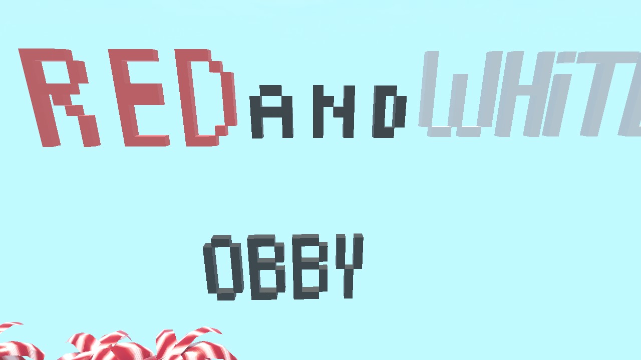 Red And White Obby! 🤍❤