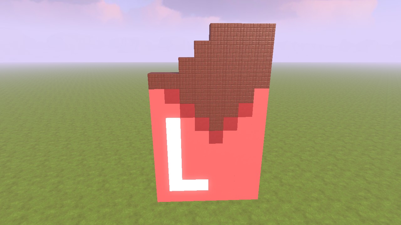 chocolate pixel art 🍫